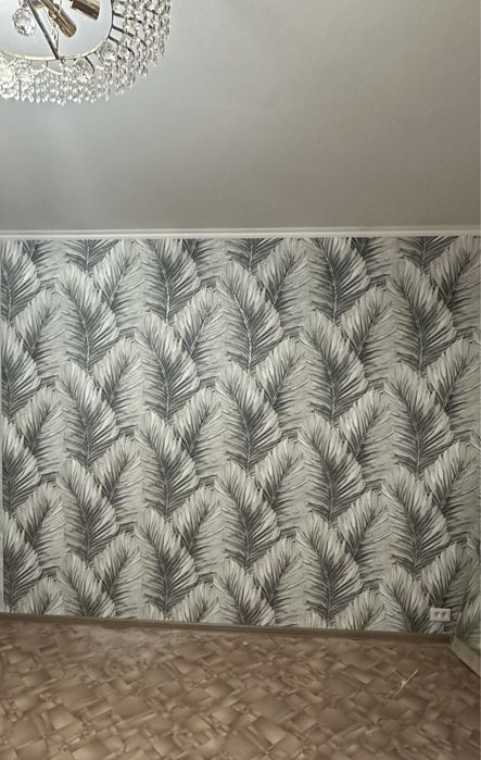 Поклейка обой шпатлёвка краска