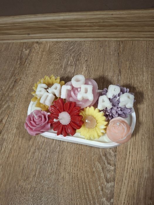 Букет от глицеринови сапуни