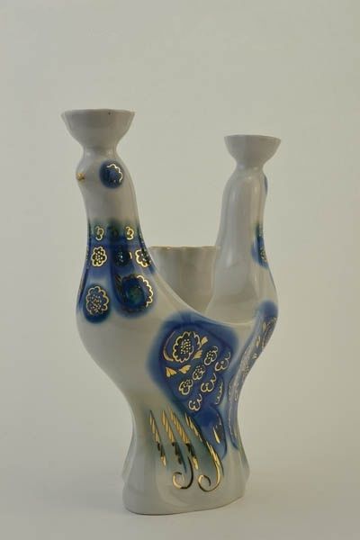 Подсвечник "Птицы".  Изг-ль: "Полонное"