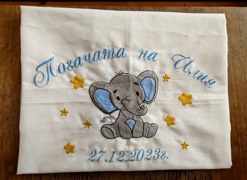 Платно за погача/сладка пита/месал за погача/бебешка погача/кърпа пога