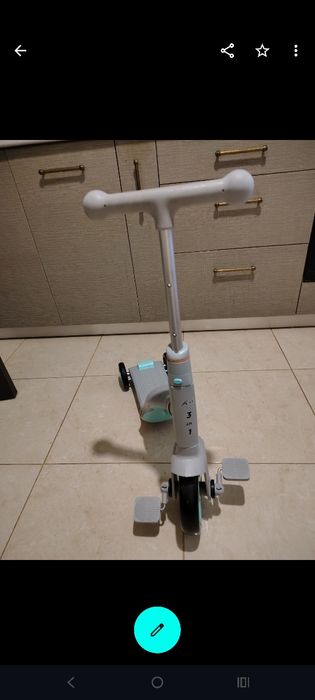 Trotinetă 3 in 1  aproape noua.
