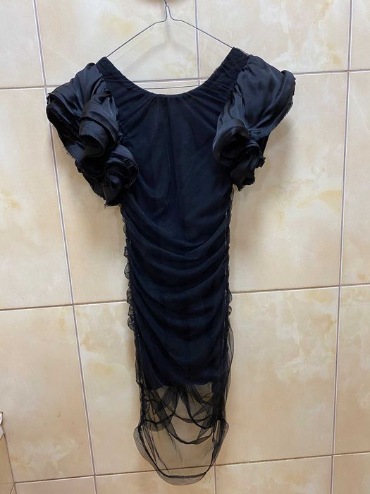 Rochie Neagra Ocazie Mulata S Fermoar