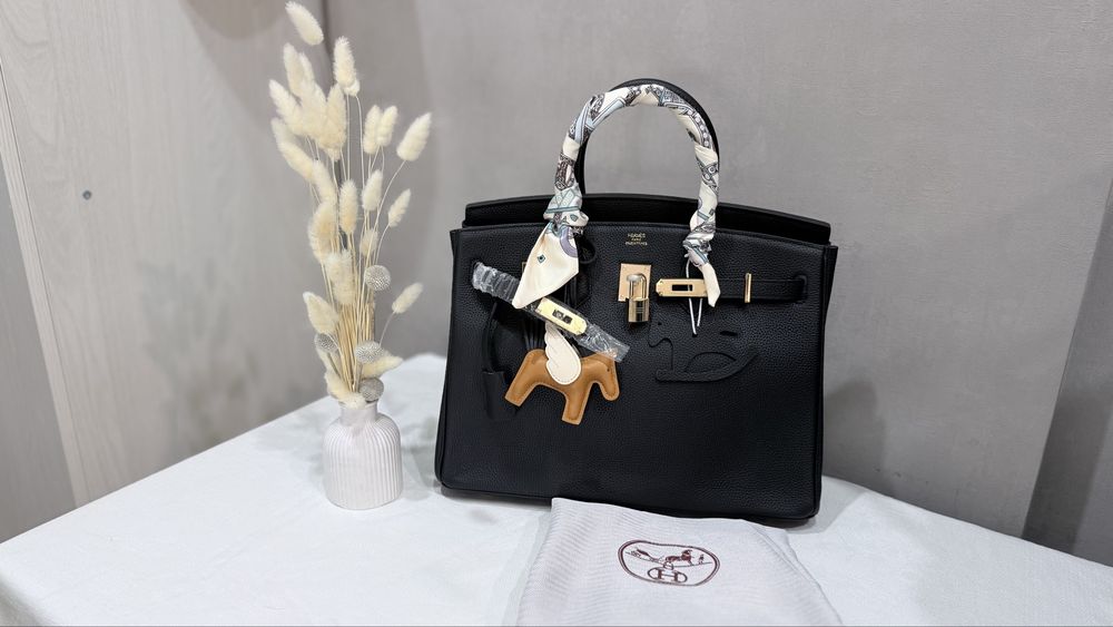 Сумки Hermés из натуральной кожи