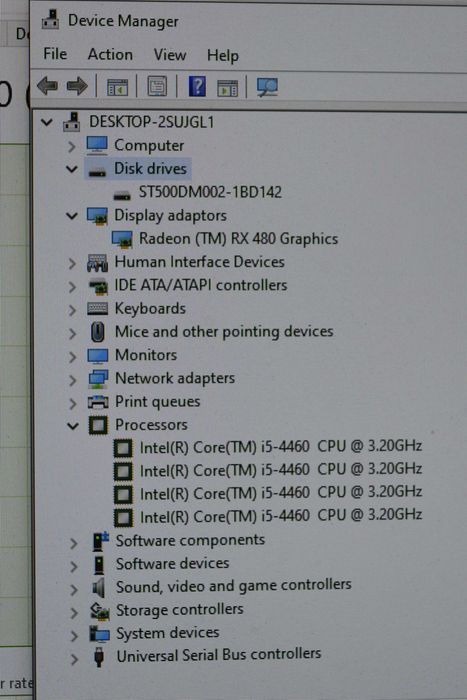 Четириядрен компютър  8 гб Видео карта и 10 Гб рам памет I5 4460 RX 480 8 GB Ram 10 GB DDR3