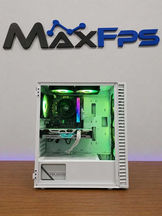 Гаранция! Геймърски компютър! RX 6700XT 12GB, Ryzen 5 5600, 16GB RAM