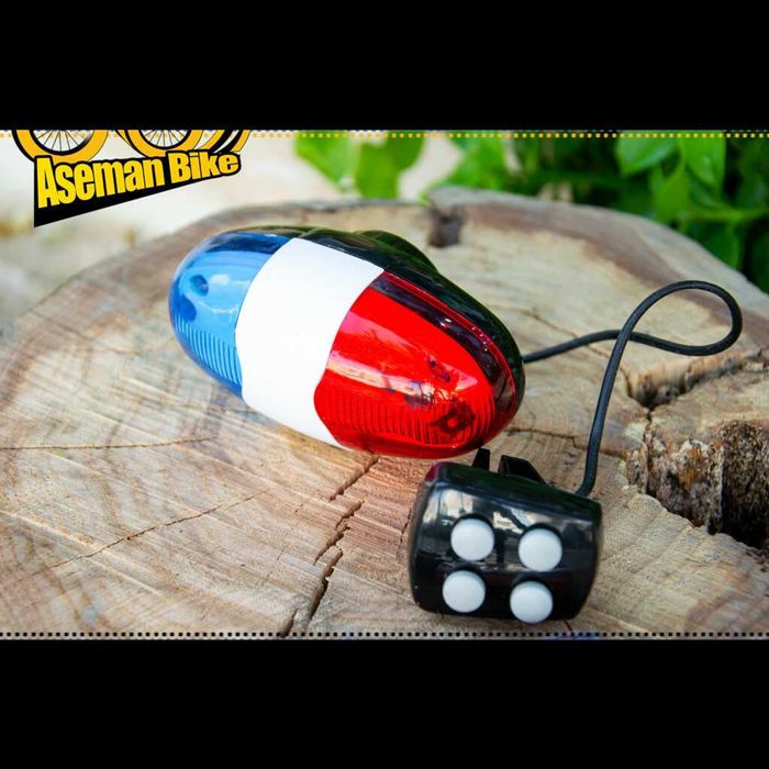 Полицейска LED светлина + Полицейска сирена за велосипед, Колело