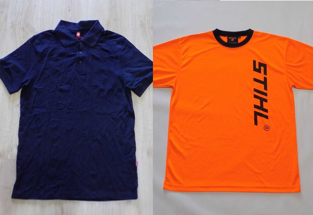 работна тениска engelbert strauss/stihl блуза елек мъжка оригинал S/L