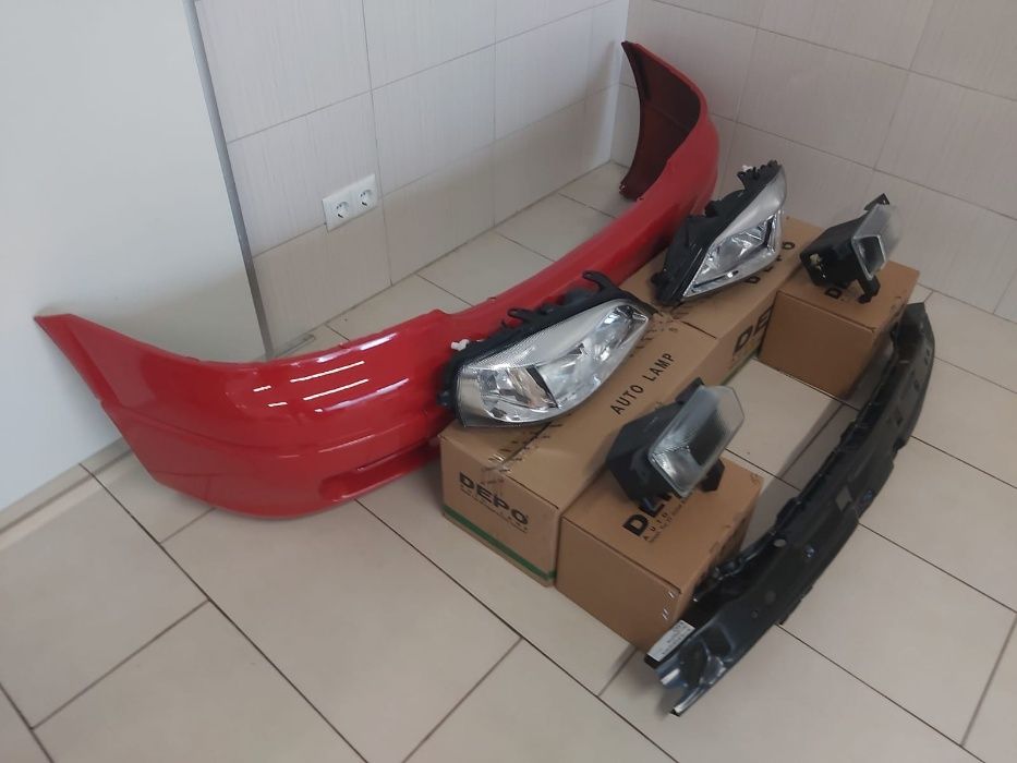 Pachet Bara Fata+Far+Proiector Dreapta-Stanga Opel Astra G 98-04 Z547