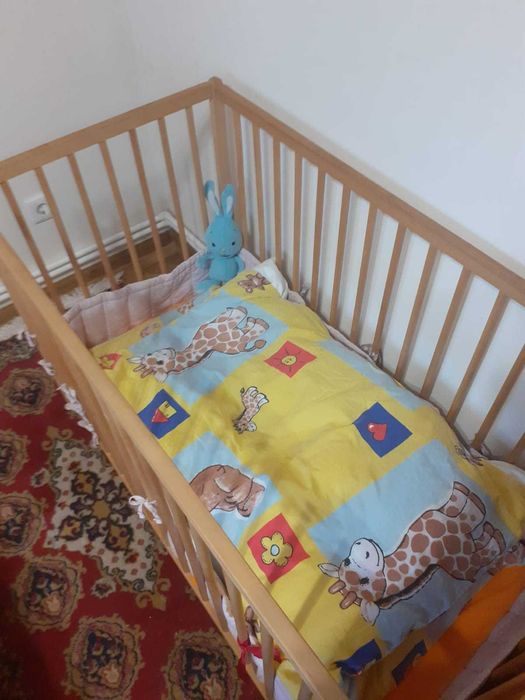 patut din lemn pentru copil 0 - 3 ani