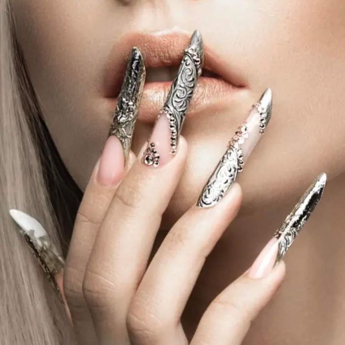 Unghii gel pe sablon reutilizabile!