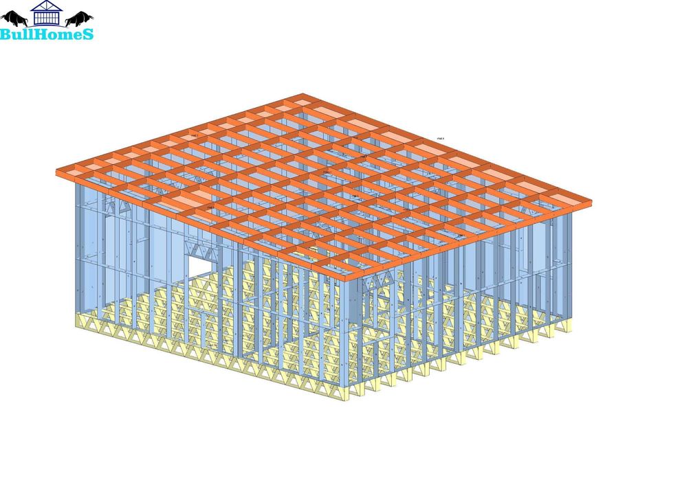 Къща,Бунгала,Сглобяеми къщи,Преместваеми,Модулни,Жилищни-54.6м²