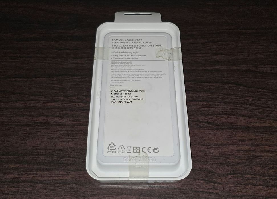 Husa flip smart activa originala Samsung Clear View Standing Cover Galaxy S9+ S9 Plus G965