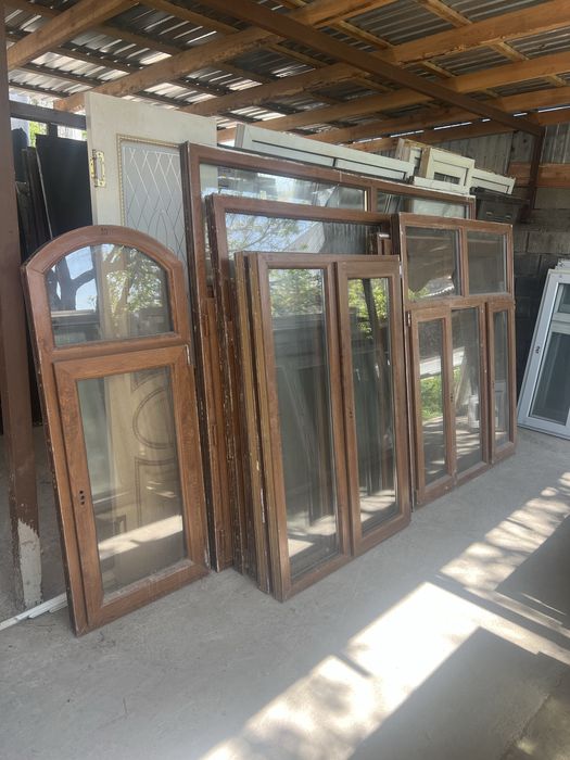 Б/У пластиковые окна,акфа терезелер;
