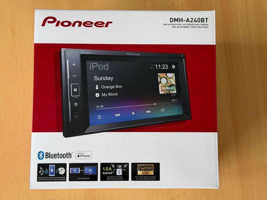 Мултимедия Pioneer DMH-A240BT BLUETOOTH, 4 X 50 W, USB