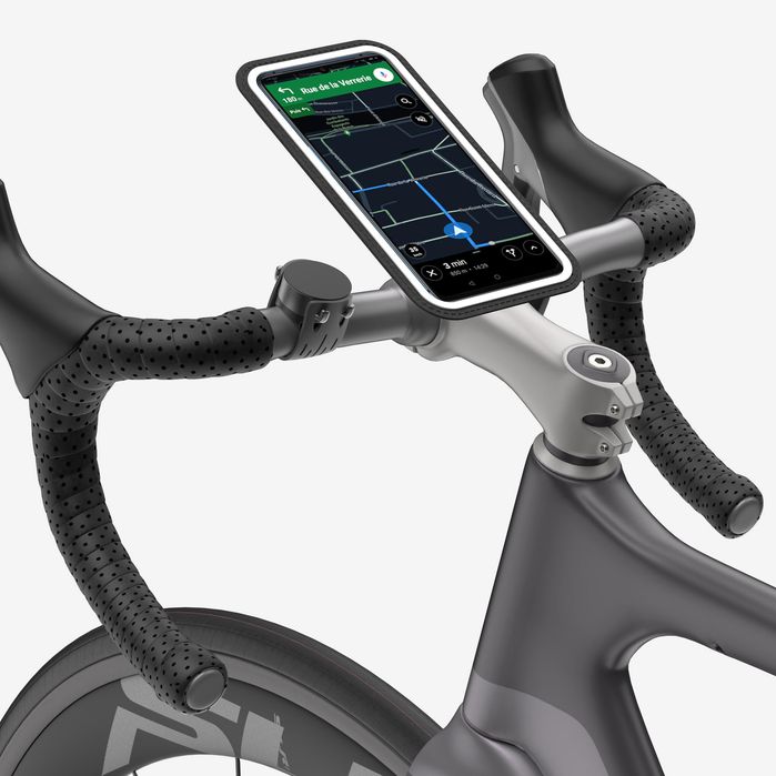 Suport telefon pentru ghidonul bicicletei - produs resigilat Decathlon