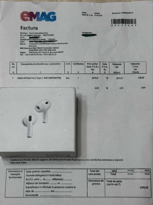 Air Pods Pro 2 Generation Negociabil folosit