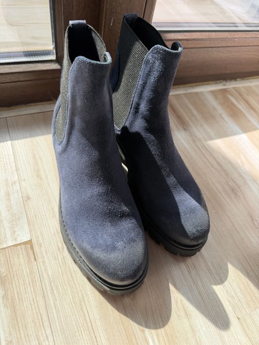 Ghete musette bleumarin