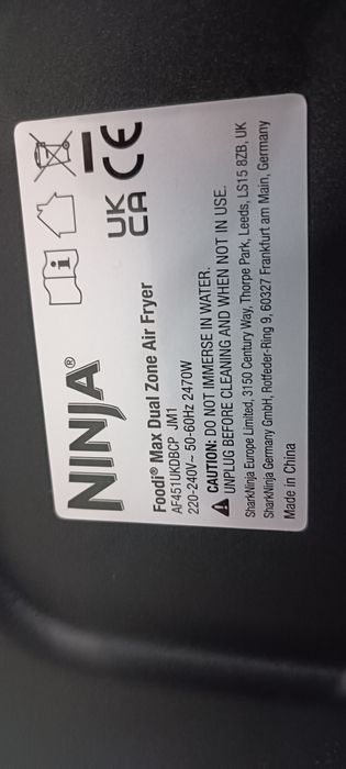 Фрайър Ninja AF400EUCP,2470W,9,5л