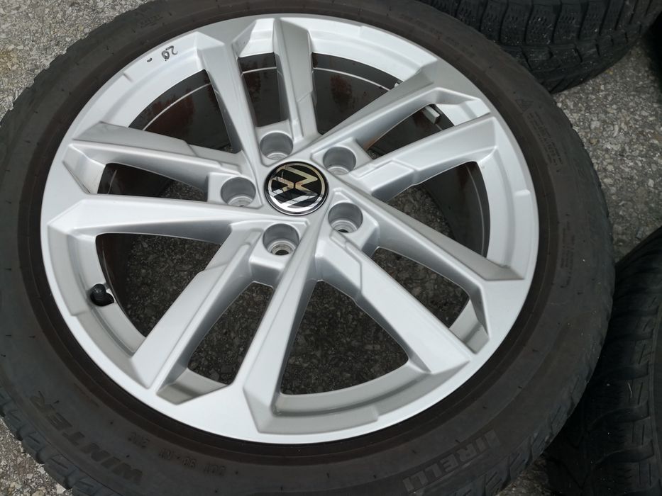 5х112 фолксваген шкода 5x112 volkswagen vw skoda 17 цола с гуми 205 50 17