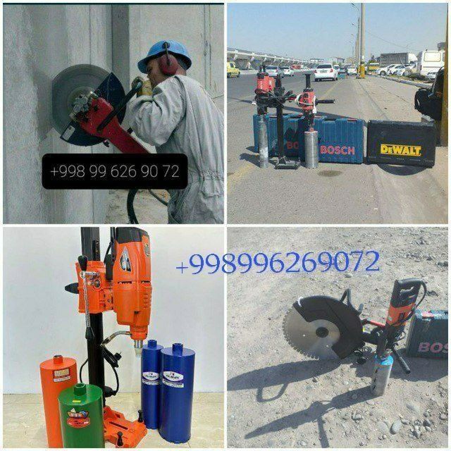 Beton kesish va teshish xizmati