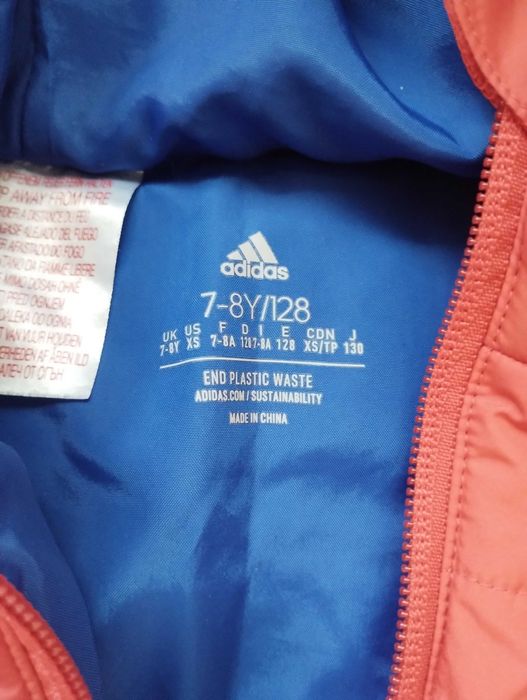Зимно яке Adidas, размер 128