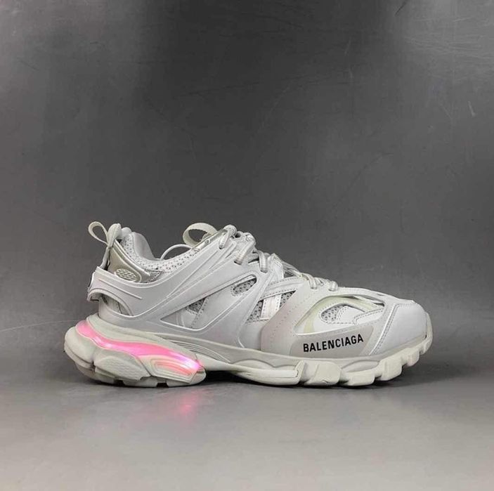 Balenciaga track led alb