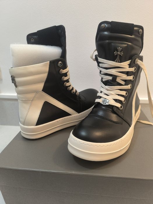 Rick Owens geobaskets x chrome hearts