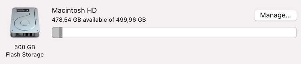 MacBookPro15,4 500GB Quad-Core Intel Core i7 2,7GHz RAM16GB