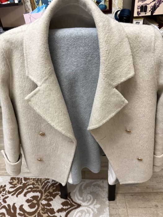 Пальто короткое кашемир шерсть