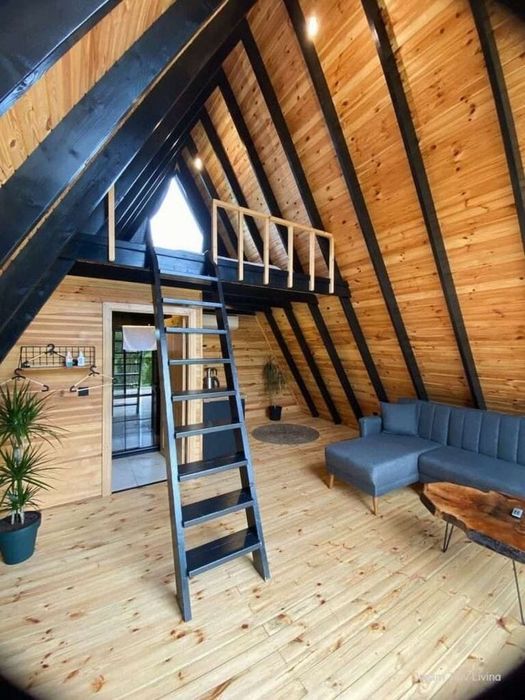 Cabane tip A-Frame & Foișoare terase din lemn