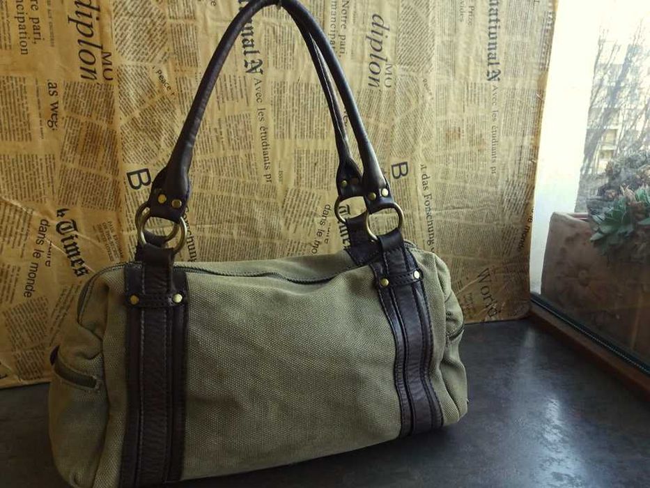 дамска чанта-естествена кожа