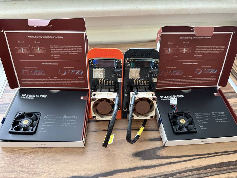 Bitaxe Gamma 601 1.2Th/s Noctua - 2 броя