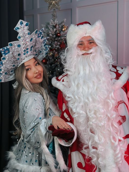 Дед Мороз и Снегурчока, домашнее поздравление, утренники, корпоративы