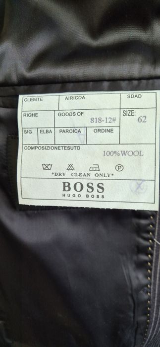 Costume noi originale Hugo Boss