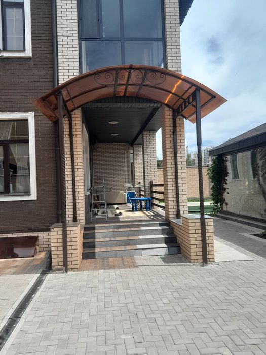 Навесы казырки откатные ворота