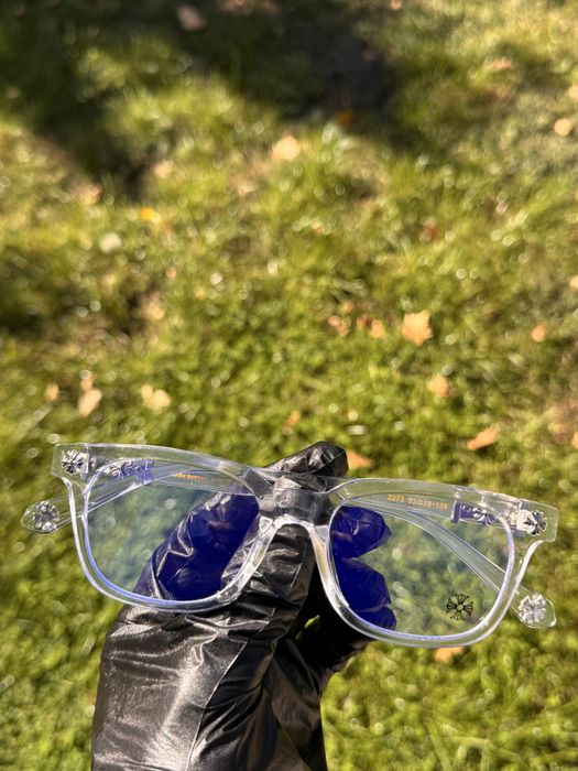 Ochelari chrome hearts unisex 2 perechi (transparent & negru)