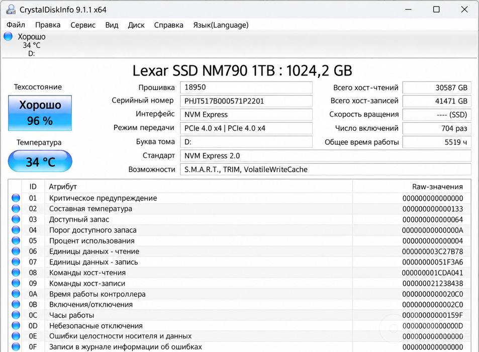 1tb Lexar nm790 и 1tb lexar nq780 nvme PCIex 4.0 m.2.В идеале!