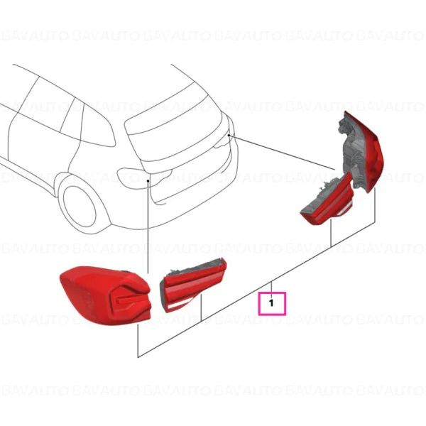 Stopuri led BMW X3 G01 , pachet cu toate 4 sau individual