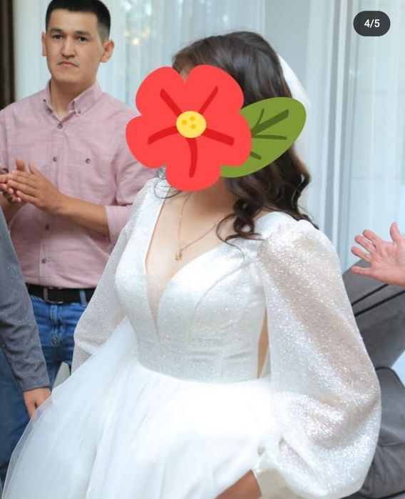 Продам свадебное платье дёшево