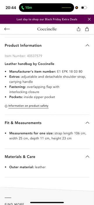 Чанта Coccinelle Marvin