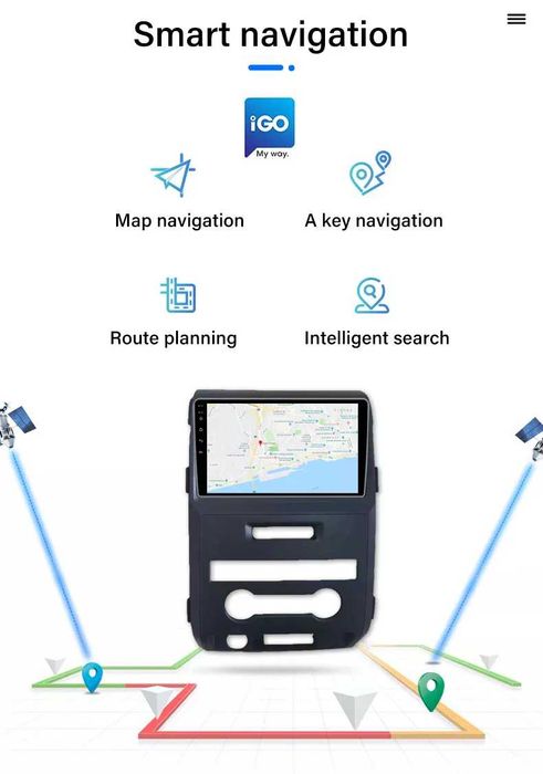 Мултимедия Двоен дин за Ford F150 Raptor Навигация 2 Дин плеър Android