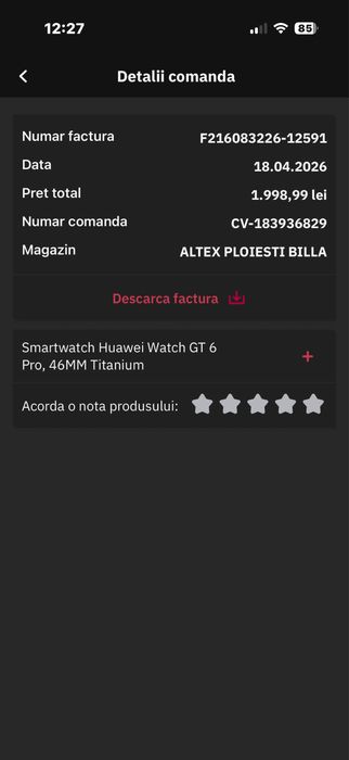Huawei gt6 pro titanium