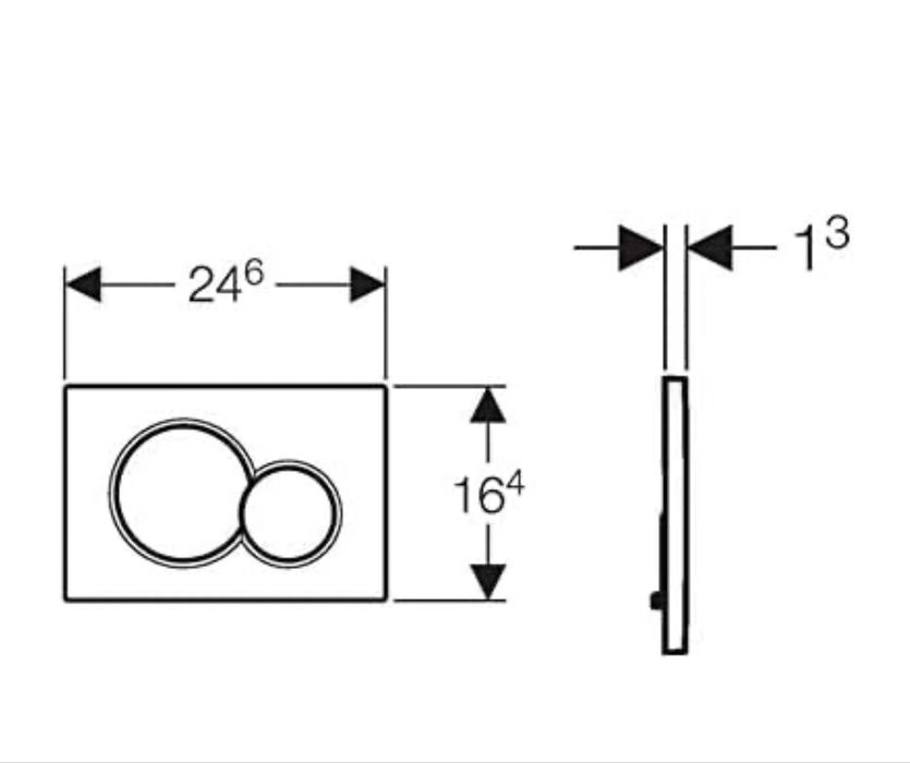 Servomotor dublu de spălare Samba