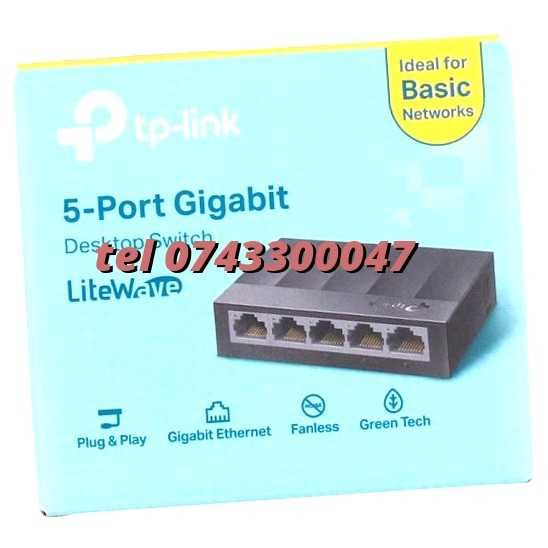 Switch Tplink Full Gigabit Pe Toate Porturile 5 Porturi