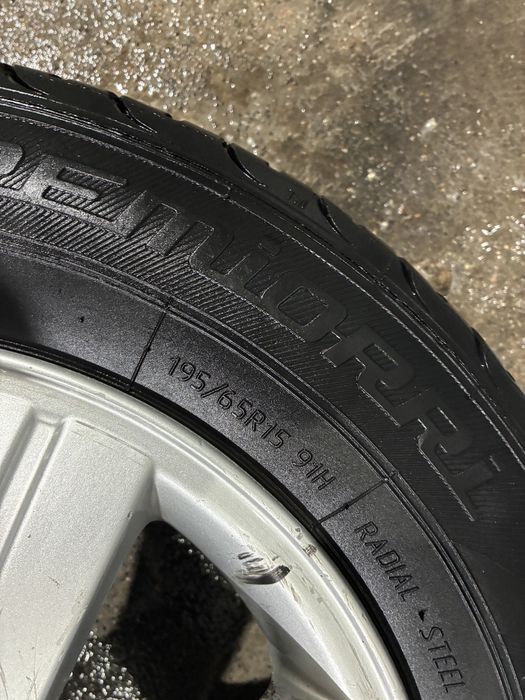 Диски с шинами летние 195/65, R15