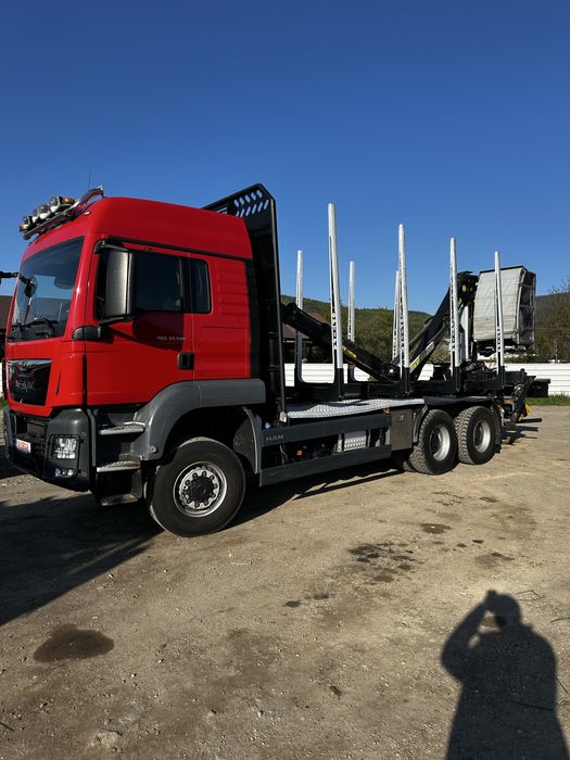 Camion forestier MAN TGS 33.500 din 2019, fabricație Germania