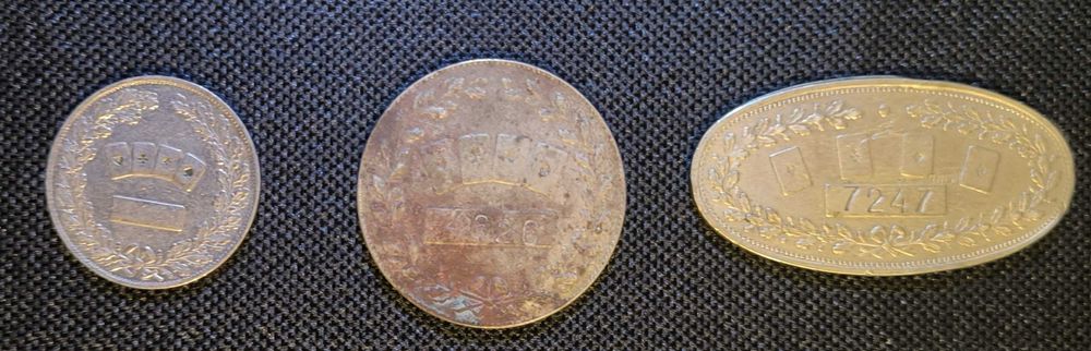 Lot 3 jetoane Cazinoul din Sinaia