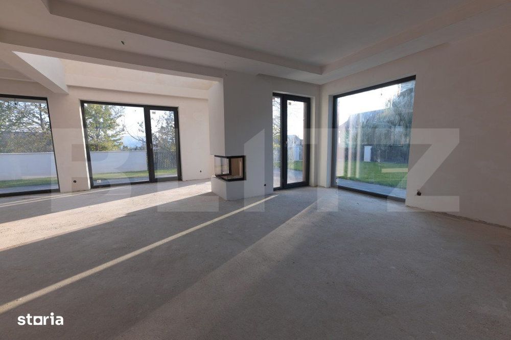 Vila Smart Home,tamplarie casa pasiva,jaluzele ascunse, semineu, sauna