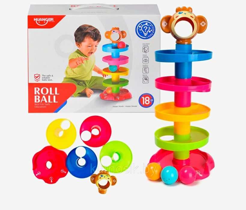 Пластиковая Детская Игрушка Roll Ball