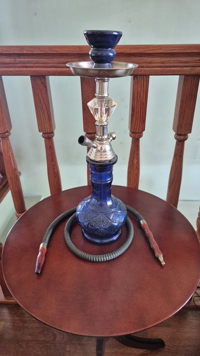 Narghilea Completă Blue Diamond 42 cm – Stare Foarte Bună
